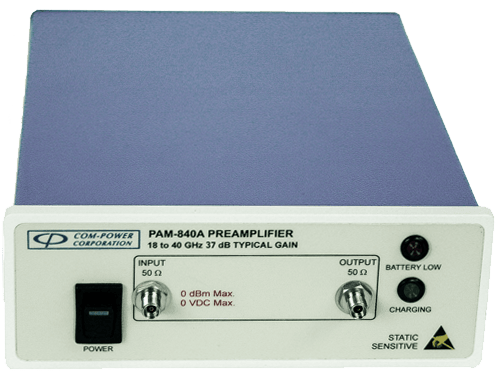 Preamp for 18 - 40 GHz EMC Testing PAM-840A