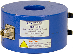 Com-Power CLCI-400 bulk current injection probe for EMC testing, 10 kHz to 400 MHz, 40 mm aperture