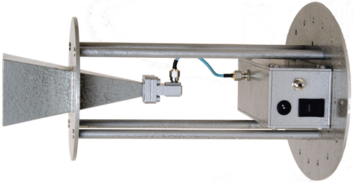 double ridge active horn antenna
