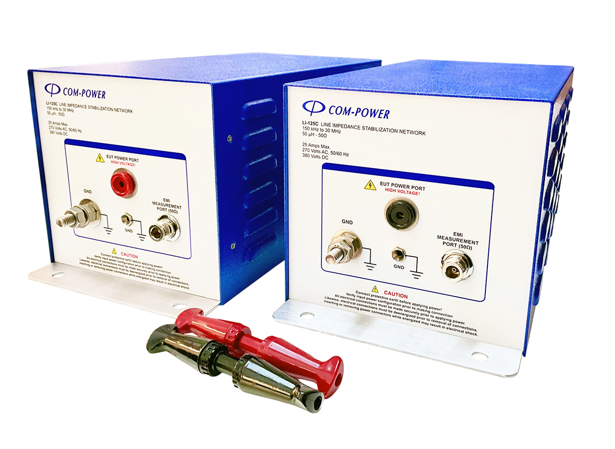 LI-125C LISN 25 Amps, 50 microhenry, frequency range 150 kHz to 30 MHz