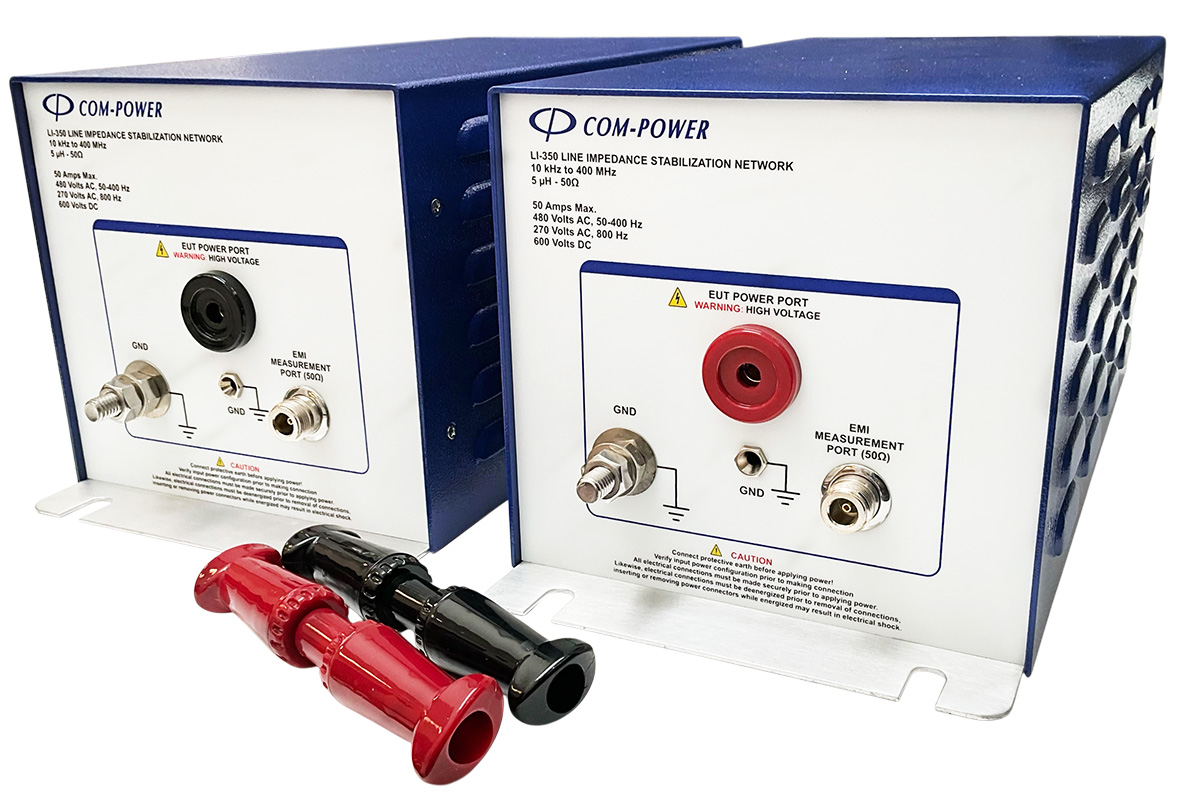 The LI-350 LISN for power line conducted emission tests from 10 kHz to 400 MHz range