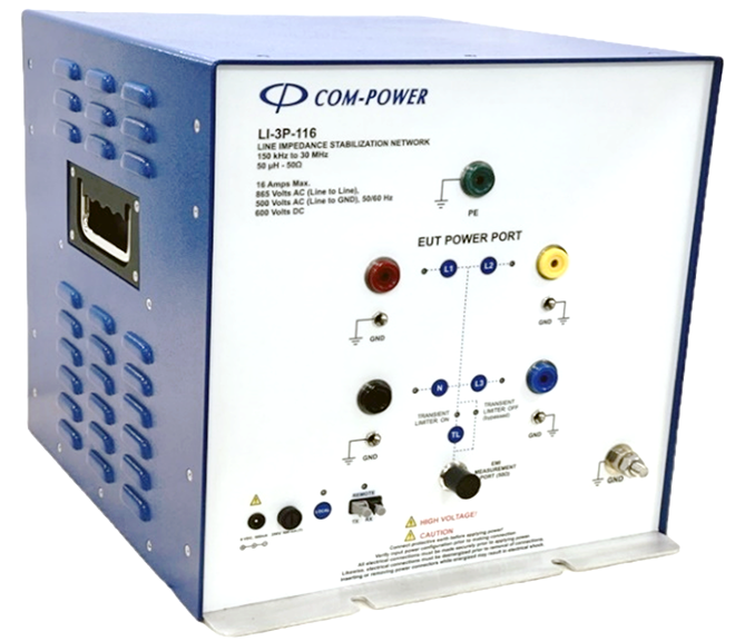 LI-3P-116 16A 3-Phase LISN for CISPR 16 Conducted Emissions Testing