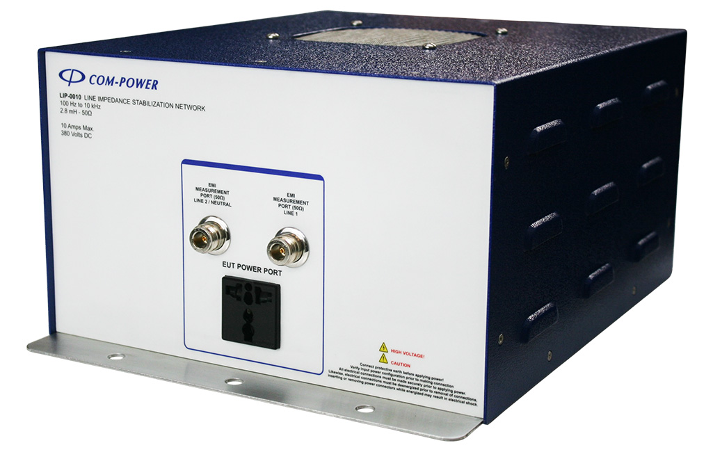 TEMPEST LIP-0010 line impedance stabilization network for DC conducted emissions testing
