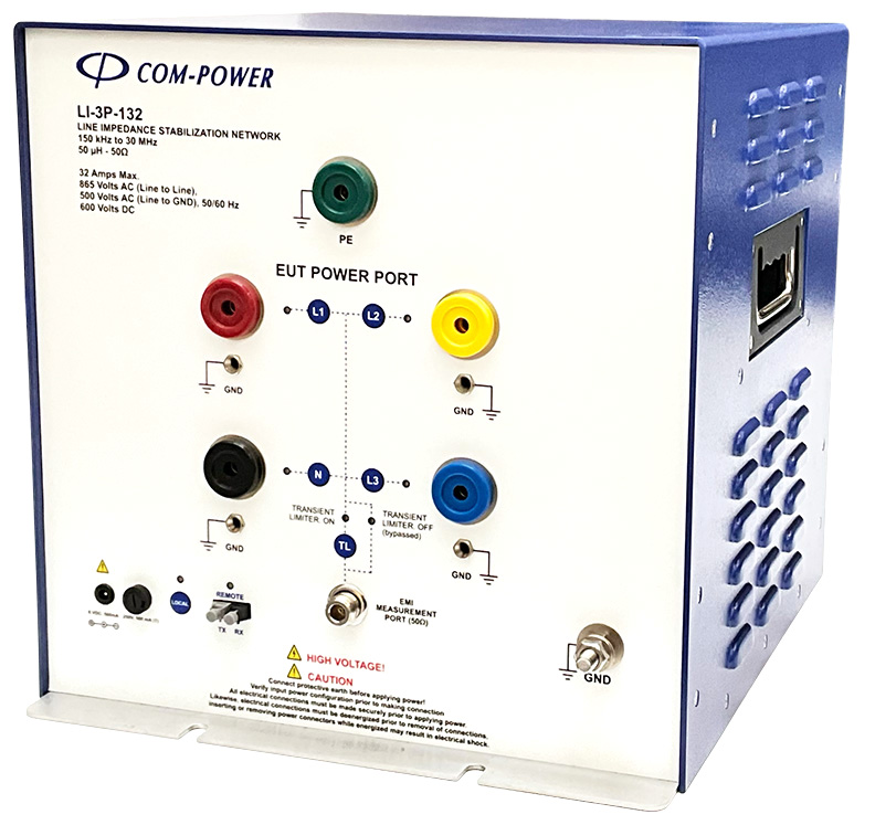 Com-Power LI-3P-1X three-phase LISN for conducted emissions testing